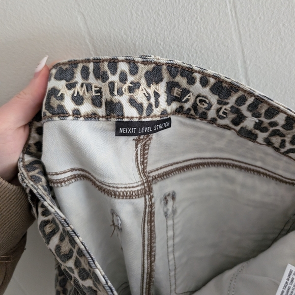 American Eagle Cheetah Hi Rise Jeggings - Picture 7 of 9